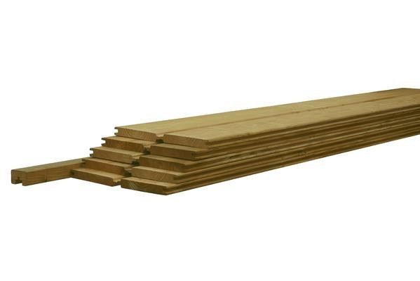 Betowood scherm douglas inclusief afdekkap 187x224 cm, groen geïmpregneerd