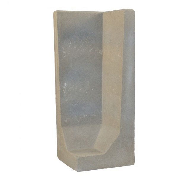 L-Hoekelement 100x40x40 Grijs