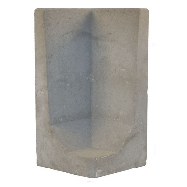 L-Hoekelement 80x40x40 Grijs