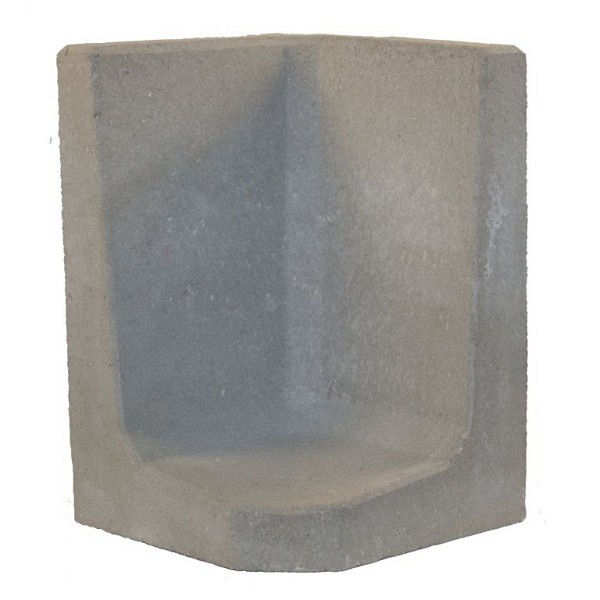 L-Hoekelement 60x40x40 Grijs